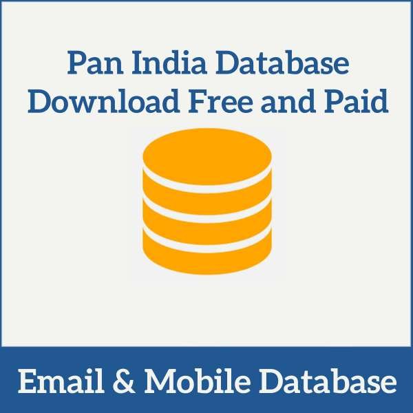 Pan India Database Download Free And Paid Bulk Database