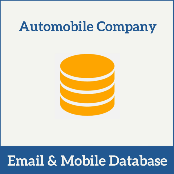 Automobile Company Mobile Number and Email Database