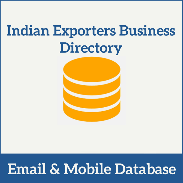 Indian Exporters Business Directory Mobile Number Database