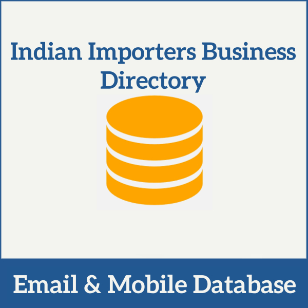 Indian Importers Business Directory Mobile Number Database