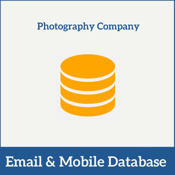 Photography Company Mobile Number and Email Id Database