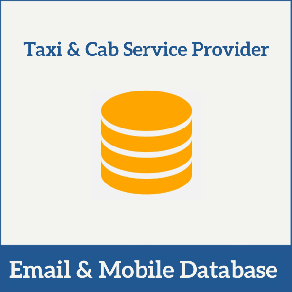 Taxi & Cab Service Provider Mobile Number Database
