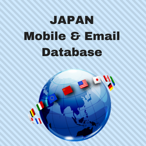Japan mobile and email database